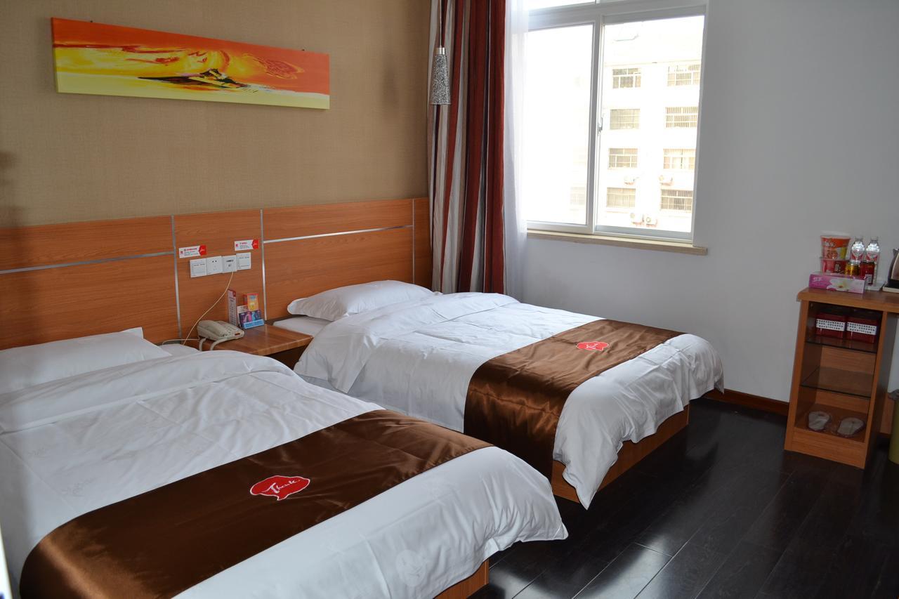 Thank Inn Chain Hotel Zibo Road Dongying Extérieur photo